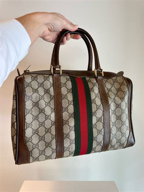 bauletto 30 boston gucci|Gucci bauletto boston vintage in buonissime condizioni .